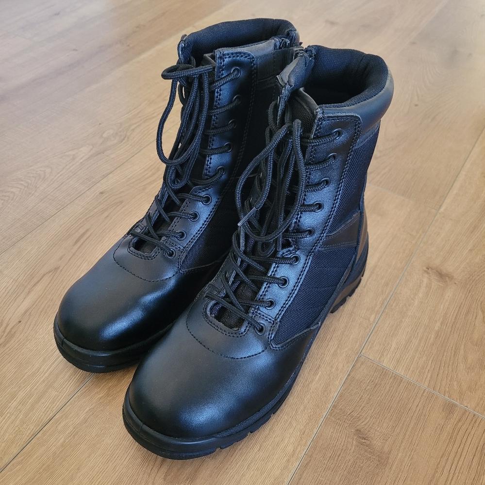 New Magnum Men Waterproof Leather Non-Slip Tactical Military Work Shoe Boot 10.5